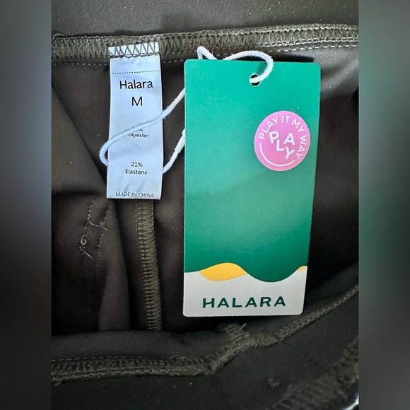 NWT HALARA Dark Green Straight Leg Pants - Picture 5 of 7